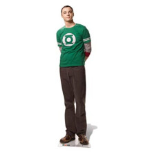 THE BIG BANG THEORY Dr Sheldon Cooper Cut Out, Cardboard, Multi-Colour, 92 x 24 x 92 cm