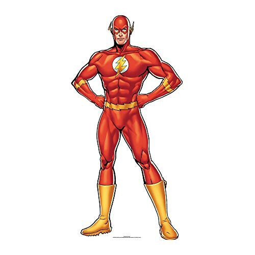 DC COMICS The Flash Cut Out, Cardboard, Multi-Colour, 90 x 45 x 90 cm