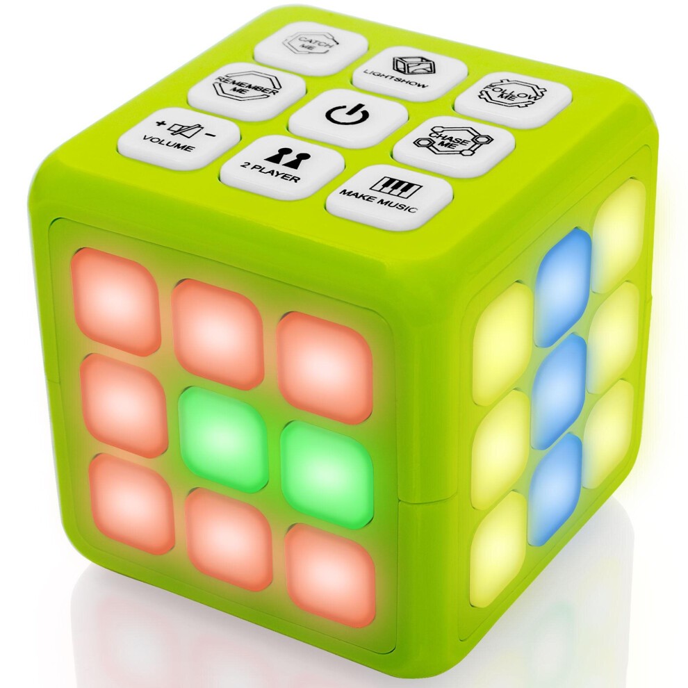 Tevo Cube-it 7 in 1 Handheld Puzzle Cube - Electronic Memory Games Puzzle