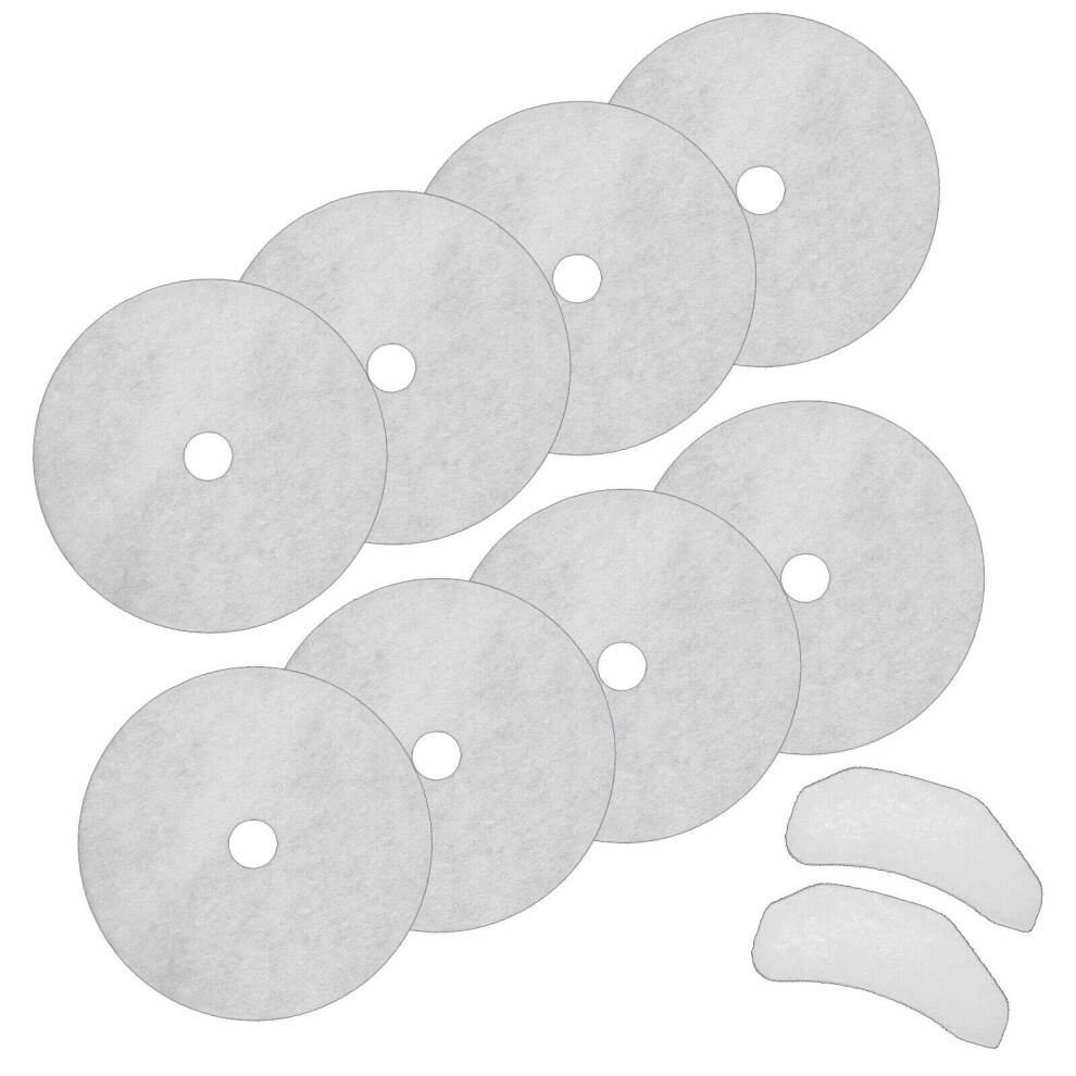 New Spares2go Tumble Dryer Cloth Exhaust + Air Intake Filters For Cookology Cmvd25bk Cmvd25sl Cmvd25wh (10Pc Filter Kit) 03-Efc-984