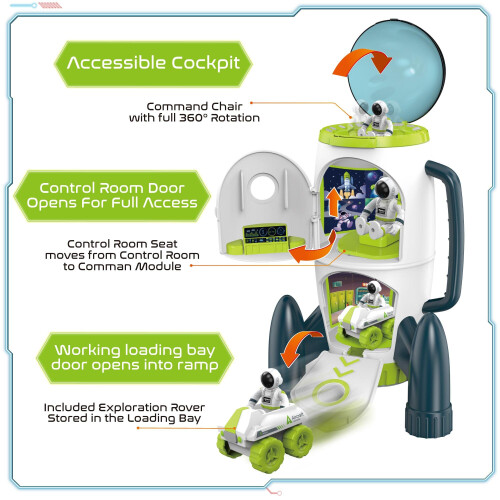 Science Kidz Toy Space Rocket Set 2