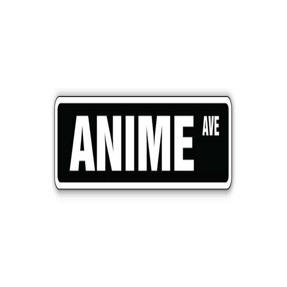 SignMission SS-836-Anime 36 in. Anime Street Sign - Cartoon Japanese ...