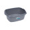 Wham Wham 39cm Rectangle Plastic Washing Up Bowl Caravan Basin - Silver 1