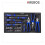 AREBOS AREBOS 172 pcs Tool Kit with Metal Tool Box DIY Hand Tools Blue/Black 11