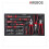 AREBOS AREBOS 172 pcs Tool Kit with Metal Tool Box DIY Hand Tools Red/Black 11