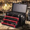 AREBOS AREBOS 172 pcs Tool Kit with Metal Tool Box DIY Hand Tools Red/Black 2
