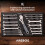 AREBOS AREBOS 172 pcs Tool Kit with Metal Tool Box DIY Hand Tools Anthrazit/Black 10