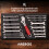 AREBOS AREBOS 172 pcs Tool Kit with Metal Tool Box DIY Hand Tools Red/Black 10