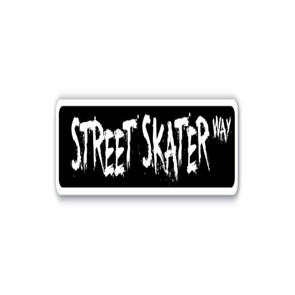 SignMission SS-624-STREET SKATER 24 in. Street Skater Street Sign - Skateboarding Skate Ramp Skating Roller-image-OPC-PB5NVJJ-NEW