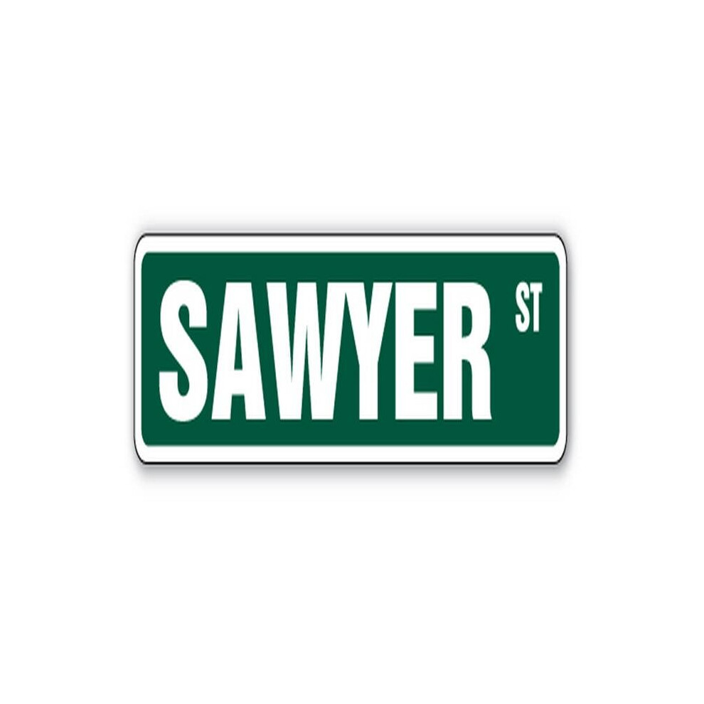SignMission SS-836-SAWYER 36 in. Sawyer Street Childrens Name Room Sign-image-OPC-PB5NVW6-NEW
