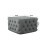 Living And Home (Grey) Deep Buttoned Square Velvet Footstool Coffee Table 4