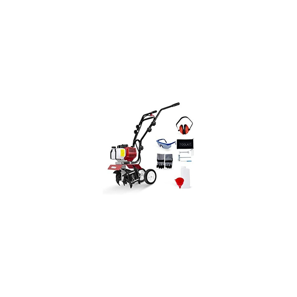 52CC Garden Petrol Tiller Engine 3HP 2 Strokes Lawn Soil Cultivator