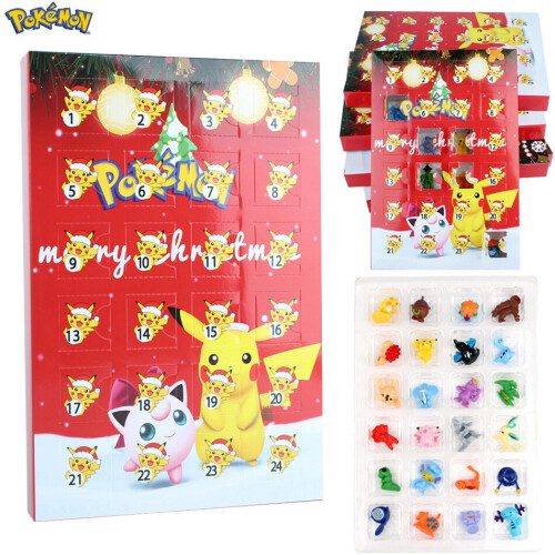 24Pcs Pokemon Pikachu 2024 Advent Calendar Toys Gift on OnBuy