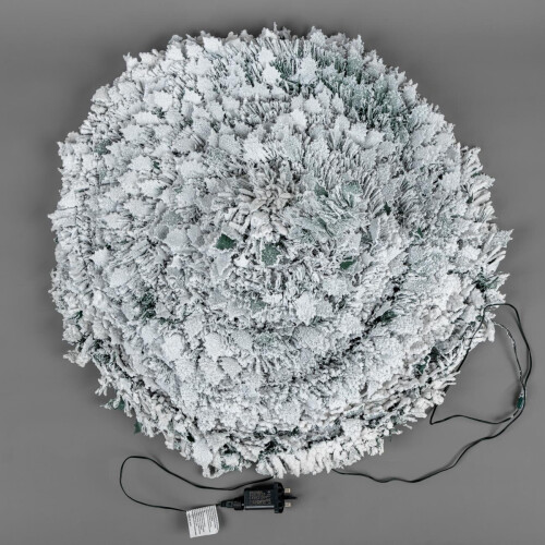 6ft (180cm) Prelit Holly Flock Pop Up Christmas Tree 2
