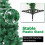 6Ft Christmas Tree Pine Green 478 Tips Plastic Stand 7