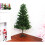 6Ft Christmas Tree Pine Green 478 Tips Plastic Stand 8