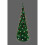 4ft (120cm) B/O Prelit Red Baubles Decorated Pop Up Christmas Tree 1