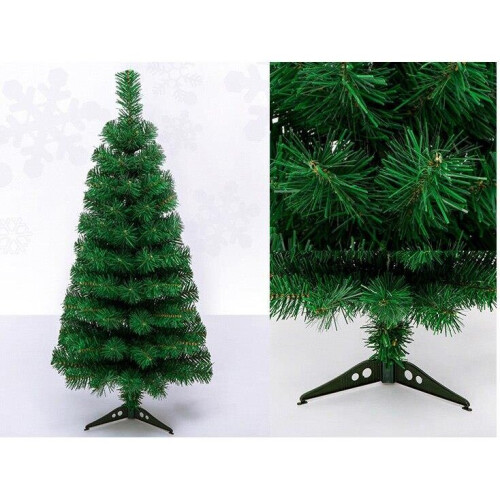 5Ft Christmas Tree Pine Green 339 Tips Plastic Stand 2