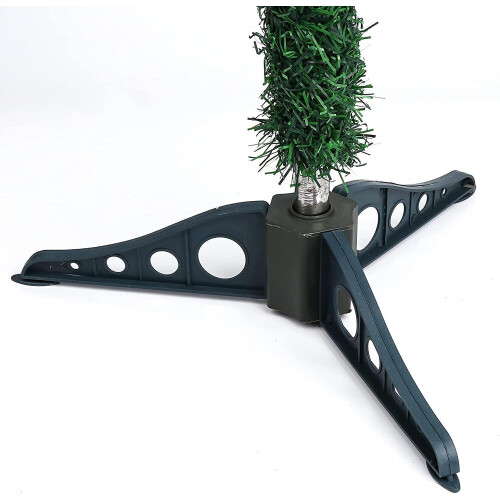 6Ft Christmas Tree Pine Green 478 Tips Plastic Stand 2