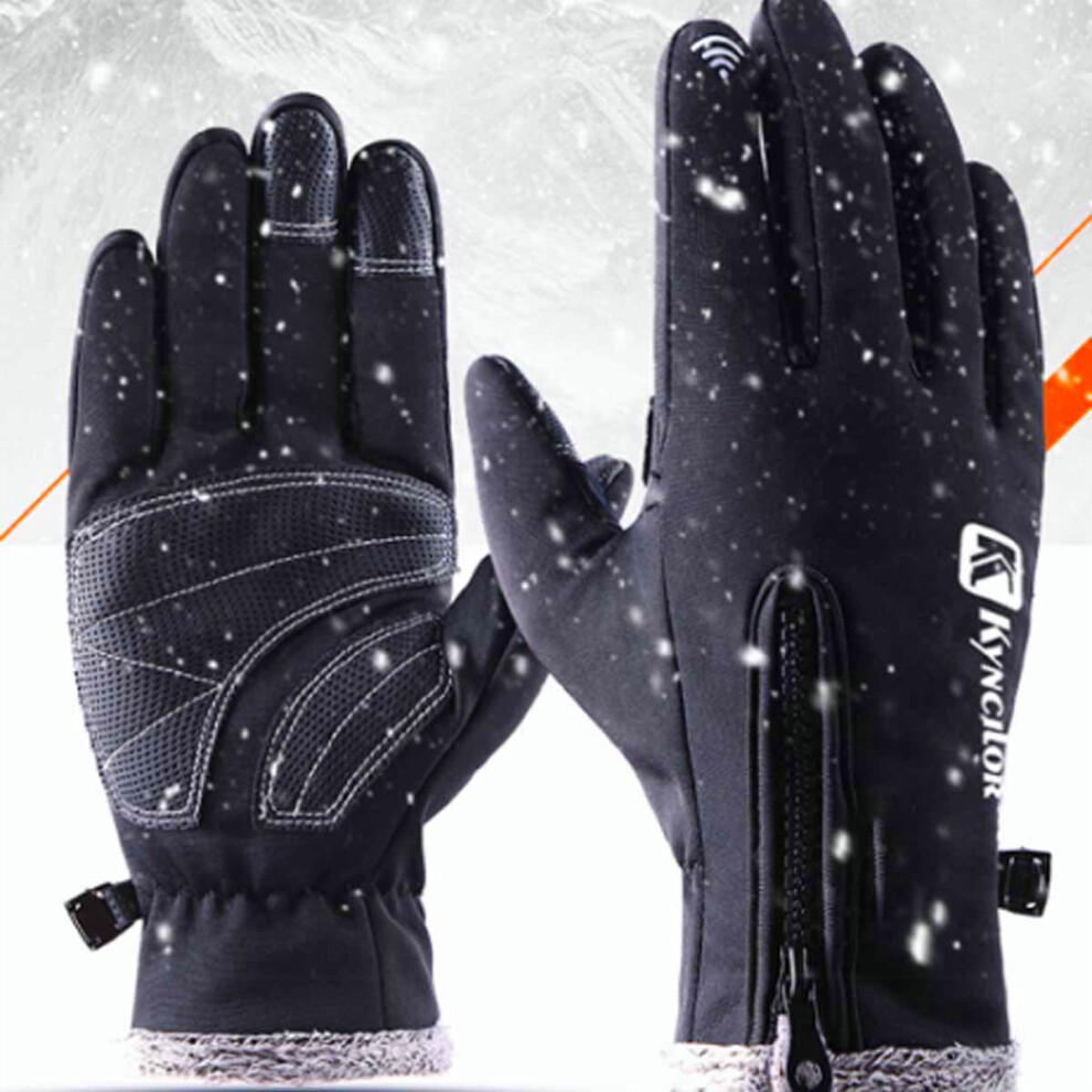 (L) Men's Winter Gloves Thermal Touch Screen Gloves