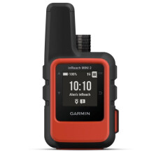 Garmin inReach Mini 2, Lightweight and Compact Satellite Communicator, Hiking Handheld, Two Way Messaging Interactive SOS Alerts, Location Sharing Red