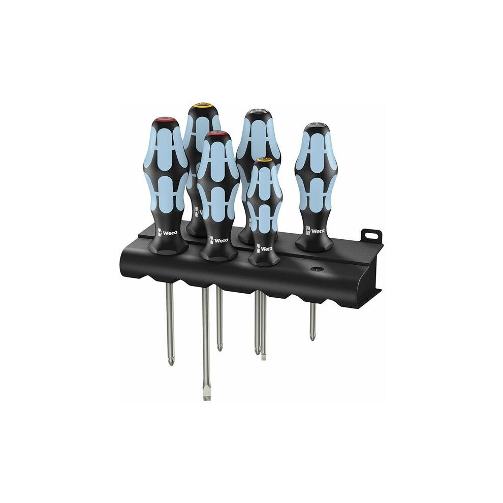 Wera 05032063001 Screwdriver Set with Rack - 6 Piece