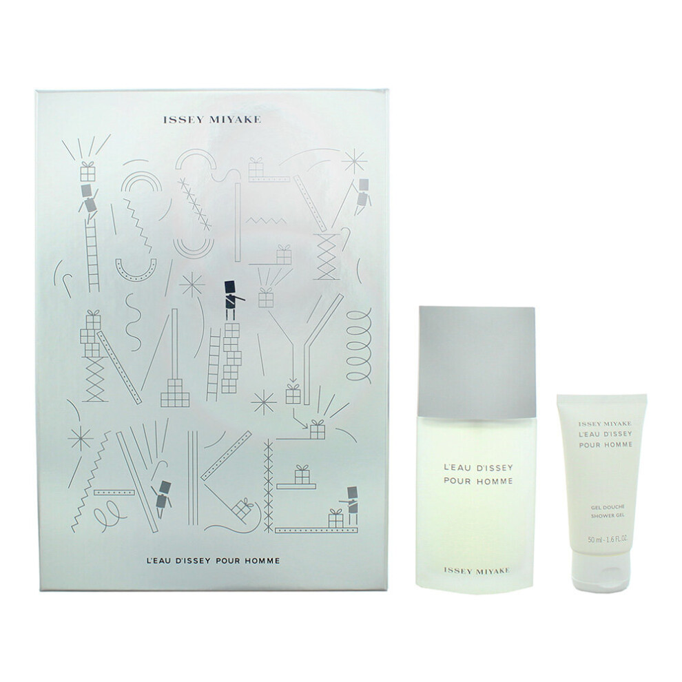 Issey Miyake L'eau D'issey Pour Homme Eau De Toilette 2 Piece Gift Set: Eau De Toilette 75ml - Shower Gel 50ml