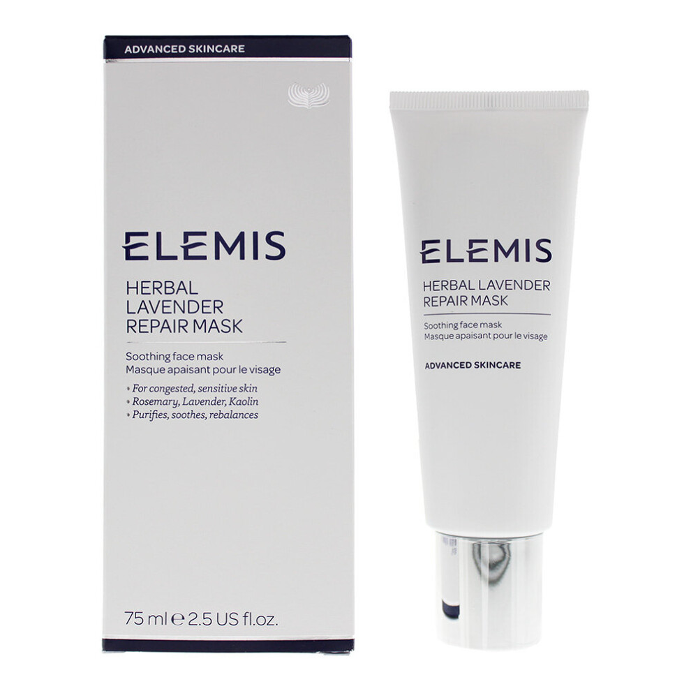 Elemis Herbal Lavender Soothing Face Mask 75ml Congested Sensitive Skin