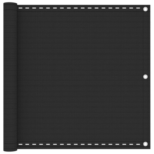 VidaXL vidaXL Balcony Screen HDPE 90x400cm Anthracite Privacy Garden Panel Sunshade
