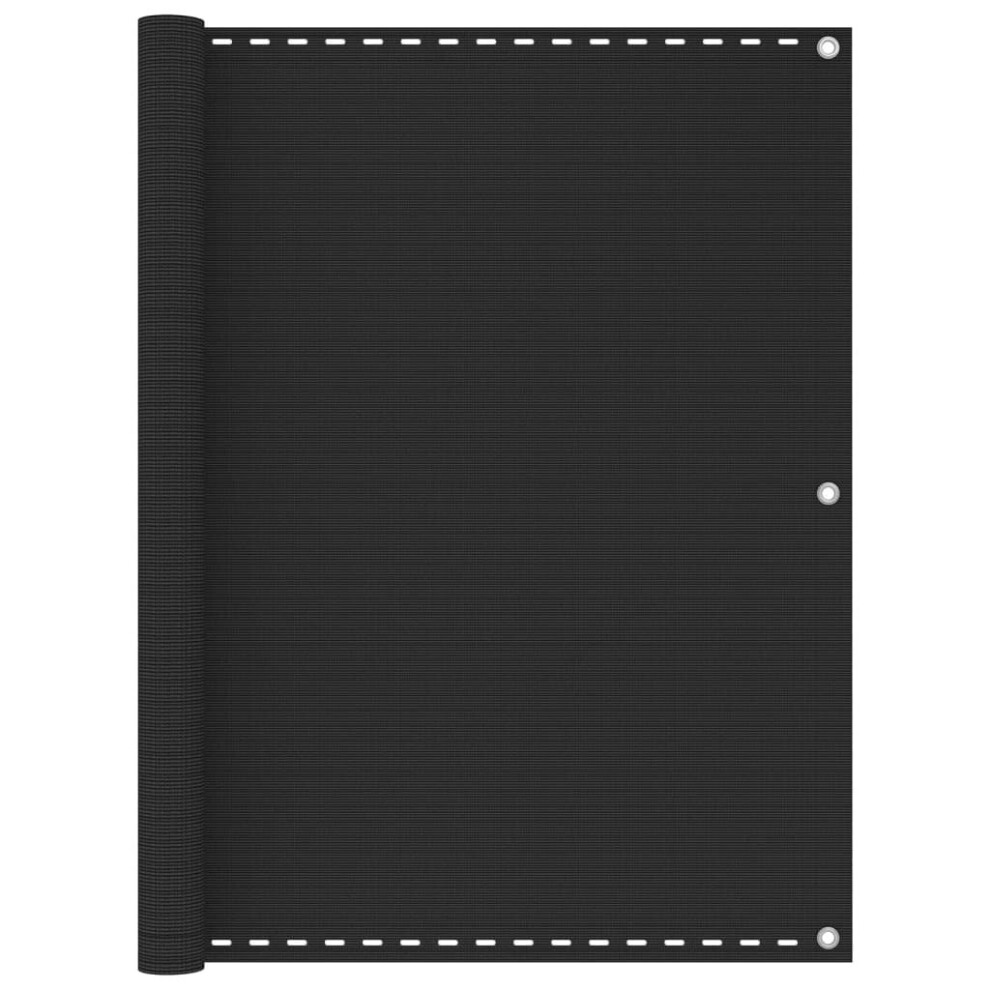 Vidaxl Balcony Screen Hdpe 120X500 Cm Anthracite Outdoor Garden Sun Shelter