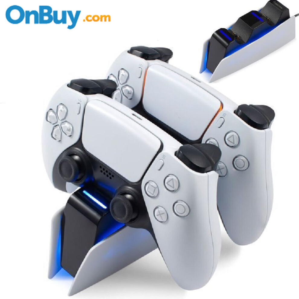 PS5 Controller Charger Dual Dock Charging Station For Playstation 5