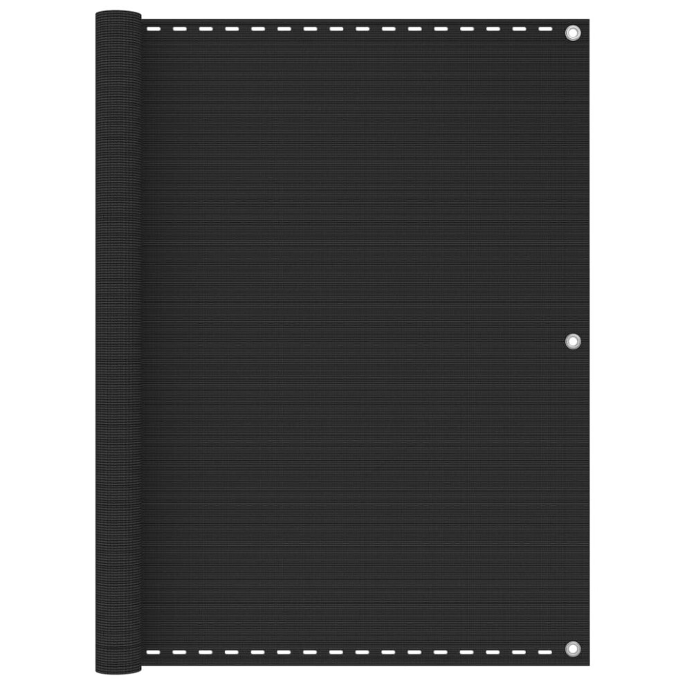 Vidaxl Balcony Screen Anthracite 120X400 Cm Hdpe Outdoor Garden Sun Shelter