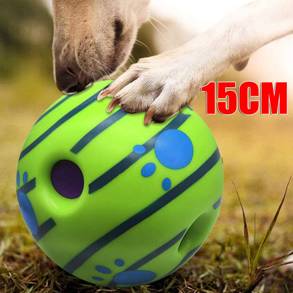 Wobble Wag Giggle Ball Pet Dog Play Training Toy with Funny Sound