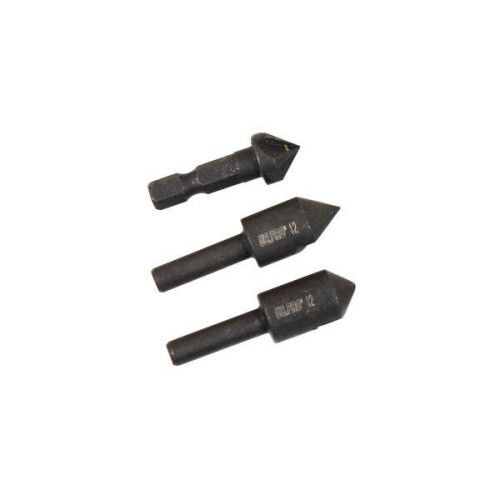us pro US PRO Tools 3PC 12mm Countersink Drill Bit Set 7125 1