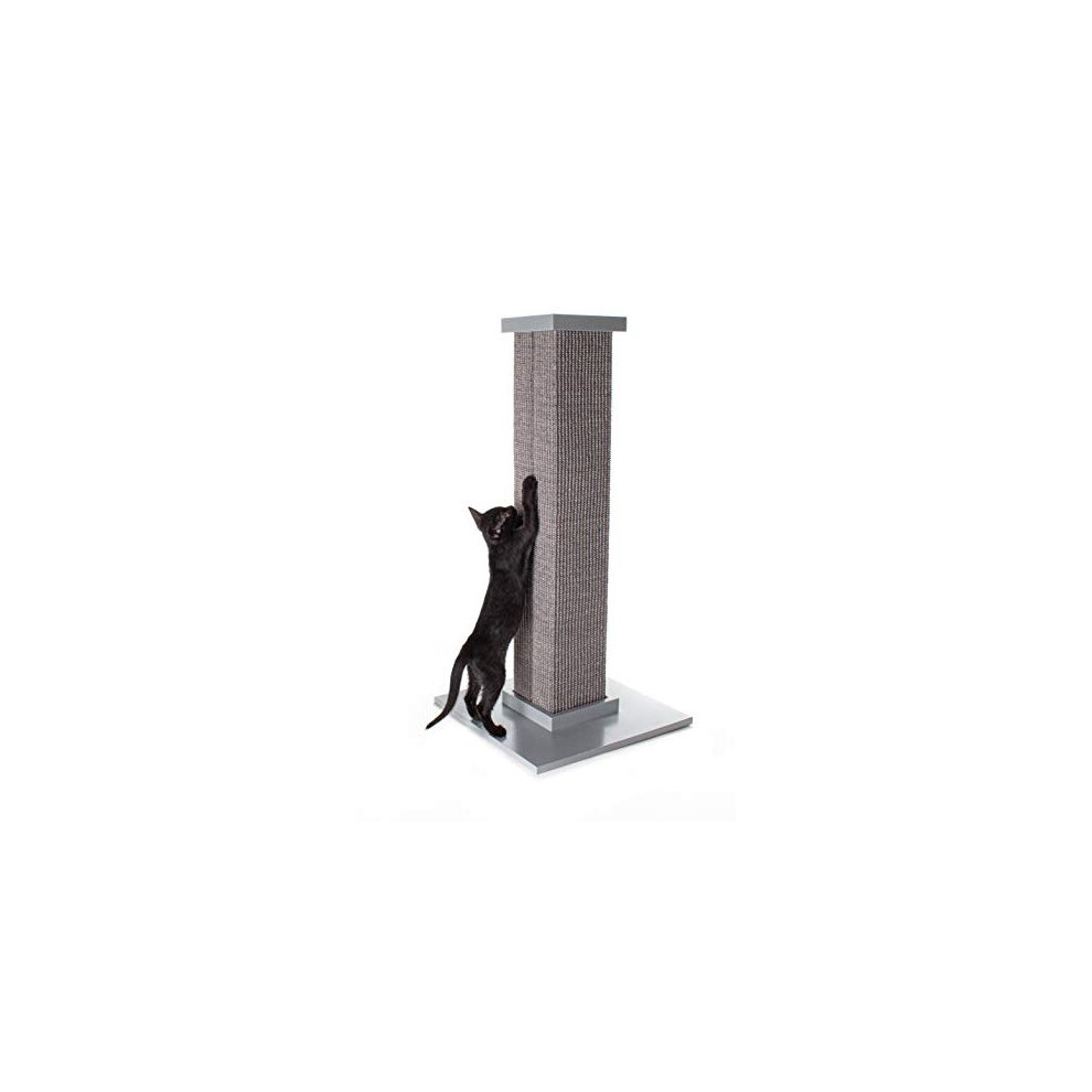 Smart Ultimate Cat Scratching Post Pole Pad Grey Large 32-Inch