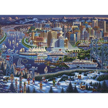 Dowdle Skládačka - Vancouver - 1000 dílků