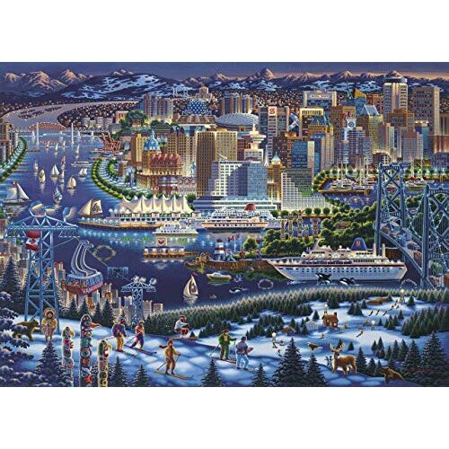 Dowdle Skládačka - Vancouver - 1000 dílků 1