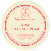 Taylor of Old Bond Street Rose Shaving Cream Jar, 5.3-Ounce (01004)