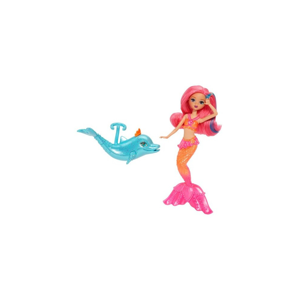 Barbie The Pearl Princess Mermaid Doll With Dolphin
