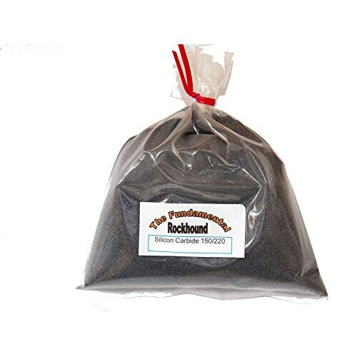Βασικά Προϊόντα Rockhound: 1 lb 150/220 Μεσαίου ΓΡΑΝΟΥ για Τρίψιμο Πέτρας Σιλικόνη Καρβίδιο