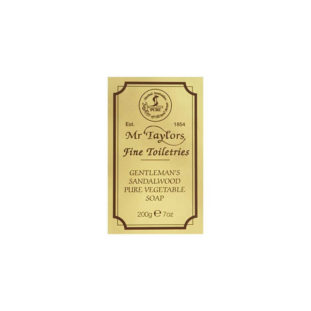 Taylor Of Old Bond S Sandalwood Bath Soap 200G Soap Bar By Taylor Of Old Bond Street