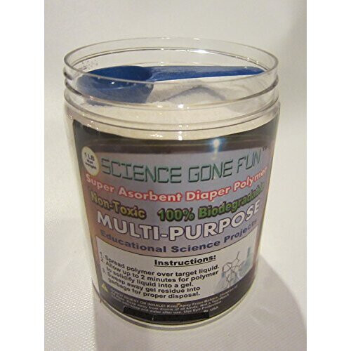 Science Gone Fun - Superabsorber Polymer 1 lb Sodium Polyacrylate