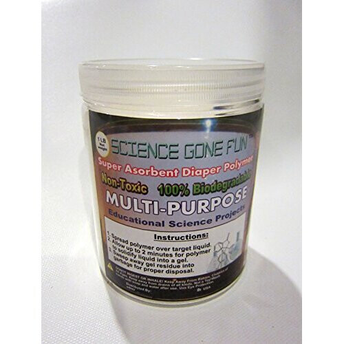 Science Gone Fun - Superabsorber Polymer 1 lb Sodium Polyacrylate 1