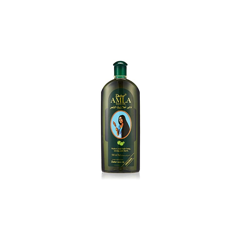Dabur Amla Hair Oil - Natural Care For Beautiful Hair, 500Ml