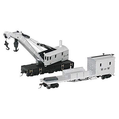 Bachmann Trains - Γερανός Ατμού 250 Τόνων & Tender - ΣΥΝΤΗΡΗΣΗ ΤΩΝ ΔΡΟΜΩΝ - Κλίμακα HO