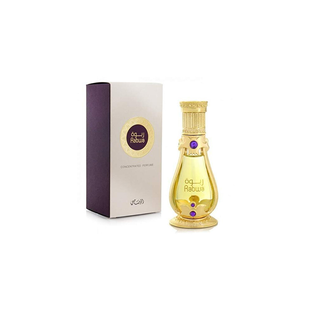Rabwa for Men and Women (Unisex) 19 ML (0.6 oz) | Concentrated Perfume Oil | Smooth Woody and Patchouli Notes