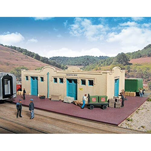Walthers Cornerstone Series Kit HO Scale Mission-Style Freight House