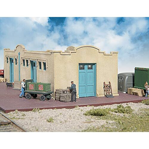 Walthers Cornerstone Series Kit HO Scale Mission-Style Freight House 1