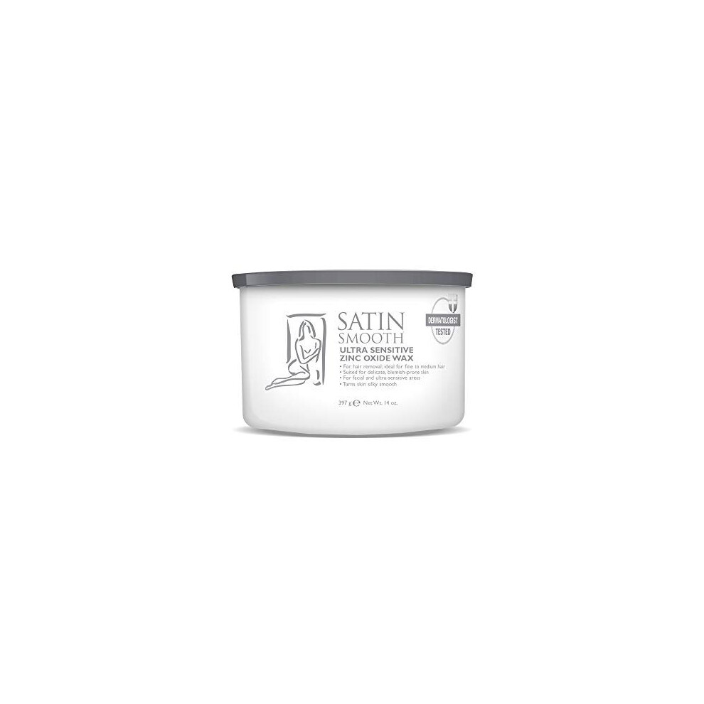 Satin Smooth Zinc Oxide Hair Removal Wax 14oz.