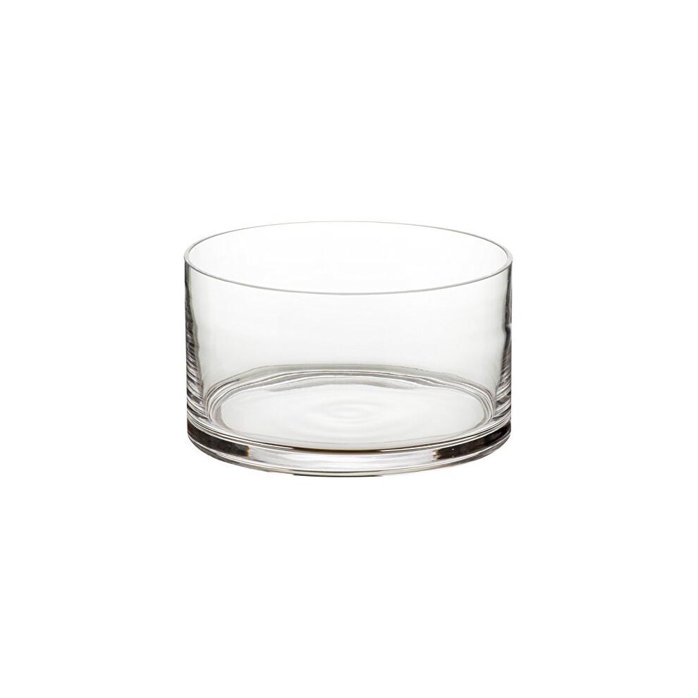 Artland Simplicity Cylinder Salad Bowl, Clear-image-OPC-PB5QVNF-NEW